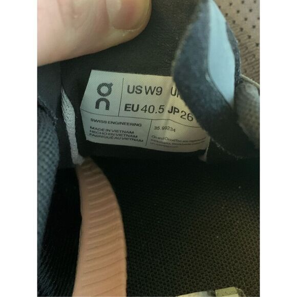 On Running Womens Cloudflow Mesh Rock Rose Trainers Athletic Shoes size 9 - Picture 7 of 7